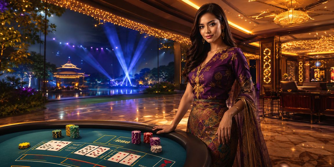 Permainan Baccarat dengan suasana Malaysia yang elegan